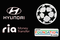 UCL Patch &UEFA Foundation & Hyundri & Ria Money Transfer